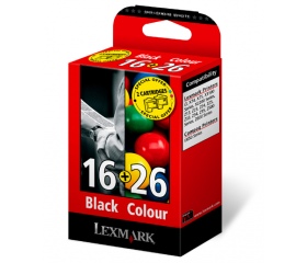 PATRON LEXMARK No16+26 black/color Combo Pack