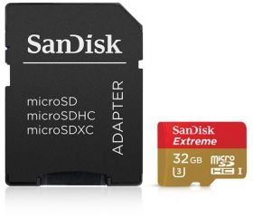 SanDisk Extreme microSDHC 32GB UHS-I U3 V30 90MB/s