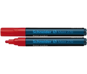 Schneider Lakkmarker, 1-3 mm, "Maxx 270", piros