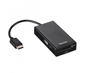 HAMA USB Type-C kártyaolvasó,USB HUB,OTG adapter