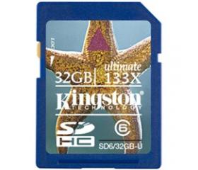 Kingston SDHC 32GB Ultimate 133x Class 6