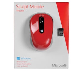 Microsoft Sculpt Mobile Mouse Flame
