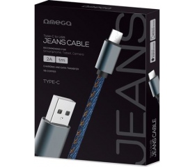 Omega Type-C to USB farmer 1m kék