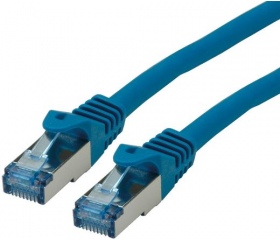 Roline S/FTP patch kábel Cat6A LSOH 10m kék