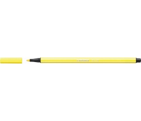 Stabilo Rostirón, 1 mm, "Pen 68", neon sárga