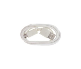 Omega Adatkábel USB - Micro USB 1m Fehér