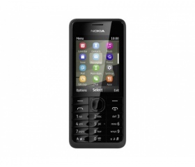 Csomag nélküli használt Nokia 301 Dual SIM Fekete