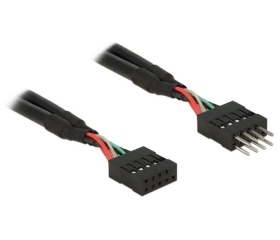 Delock USB 2.0 10 tűs pin header hosszabbító 10cm