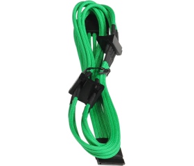 BitFenix Molex > 4x SATA táp 20cm zöld/fekete