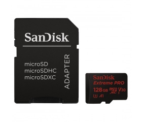 SANDISK microSDXC Extreme PRO 128GB UHS-I