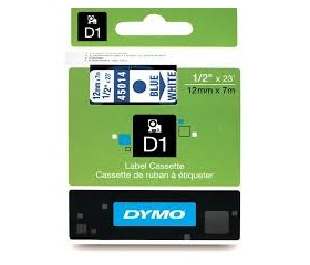 DYMO címke LM D1 alap 12mm Kék/Fehér