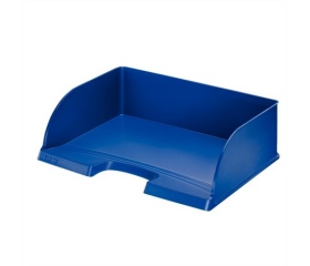 Leitz Irattálca, műanyag, oldalt nyitott, kék