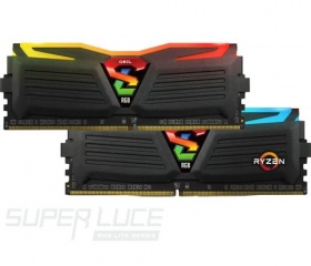 GeIL Super Luce RGB Sync 3200MHz Kit2 16GB fekete