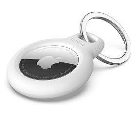 Belkin Apple AirTag tok kulcskarikával - Fehér