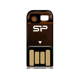 Silicon Power Touch T02 4GB USB2.0 Narancs