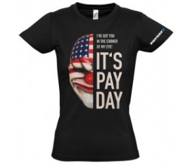 Payday 2 Girlie T-Shirt "Dallas Mask", S