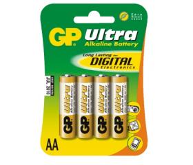 GP Ultra Plus Alkáli Ceruza Elem AA 4 db