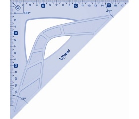 Maped "Graphic" Háromszög vonalzó, 45°, 26 cm