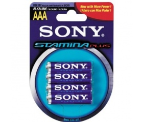 Sony Stamina Plus alkaline elem AAA 4db