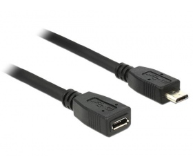 Delock micro-USB hosszabbító 0,5m