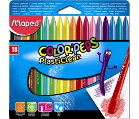 Maped Zsírkréta, ColorPeps, 18 különböző szín