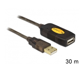 Delock USB 2.0 hosszabbító apa/anya 30m