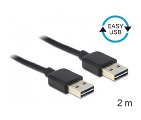 Delock Easy USB 2.0-A apa / apa 2m