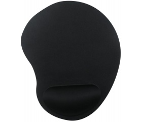 GEMBIRD Mouse pad with soft wrist support, black