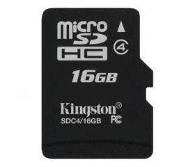 Kingston Micro SD 16GB (SDHC CL4) (SDC4/16GB-2ADP)