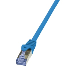 LogiLink Cat6A S/FTP PrimeLine 10G 0,5m kék