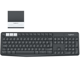 Logitech Keyboard K375s + tablet-/telefonállv. DE.