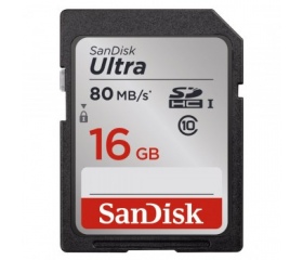 Sandisk Sdhc Ultra 16GB CL10 UHS-I 
