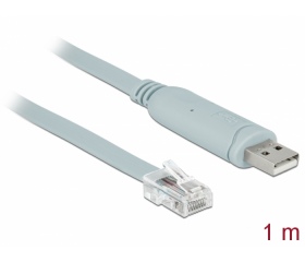 Delock USB 2.0 > soros RS-232 RJ45 apa 1m