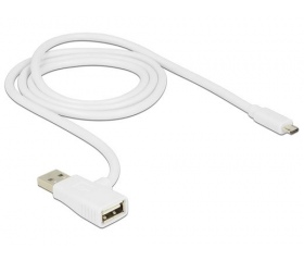 Delock gyorstöltő kábel USB A apa + anya > micro-B