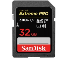 SANDISK Extreme Pro SDHC UHS-II U3 V90 300/260MB/s