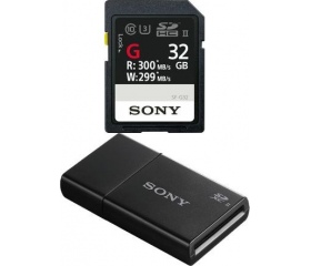 Sony SF-G SDHC 32GB UHS-II + kártyaolvasó
