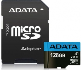 Adata Premier microSDXC A1 85/25MB/s 128GB adapt.