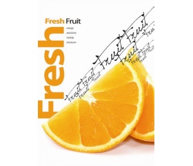 Unipap Fresh Fruit A4 sima füzet 96lap