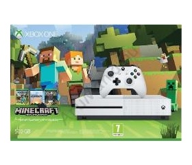 Microsoft Xbox One S 500GB + Minecraf