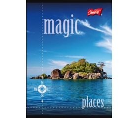 Unipap "Magic Places" spirálfüzet, A4