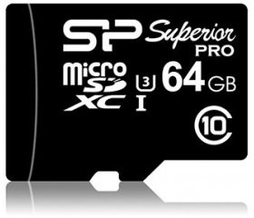 Silicon Power microSDXC Superior Pro UHS-I(U3) 64G