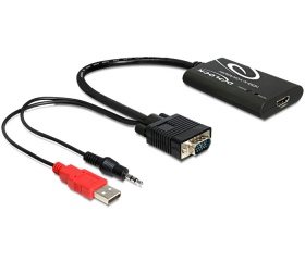 Delock HDMI > VGA adapter hanggal