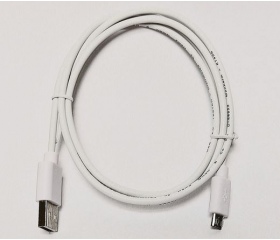 Hama USB 2.0 A / micro-B 1m fehér
