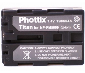 Phottix Li-ion akkumlátor NP-FM500H