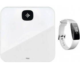 Fitbit Inspire HR + Aria Air okosmérleg fehér