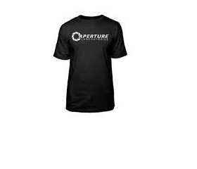 Portal 2 T-Shirt "Aperture labs black", M