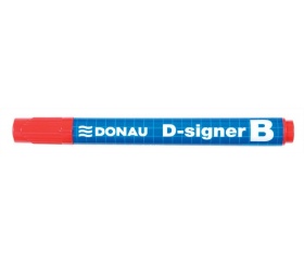 Donau Táblamarker, 2-4 mm, "D-signer B", piros
