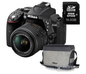 Nikon D3500 + AF-P 18-55 VR + táska + 16GB SD 