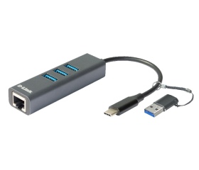 D-Link USB-C/A to Gigabit Ethernet Network Adapter
