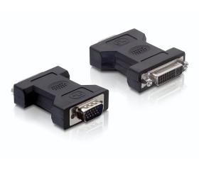 Delock Adapter DVI 24+5pin female ->VGA 15pin male